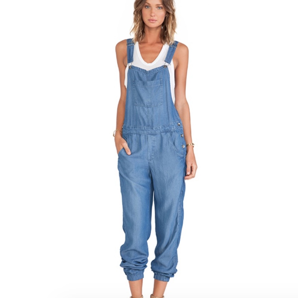 Splendid Indigo Dye Overalls